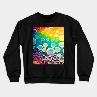 Eat my bubbles rainbow pattern Crewneck Sweatshirt